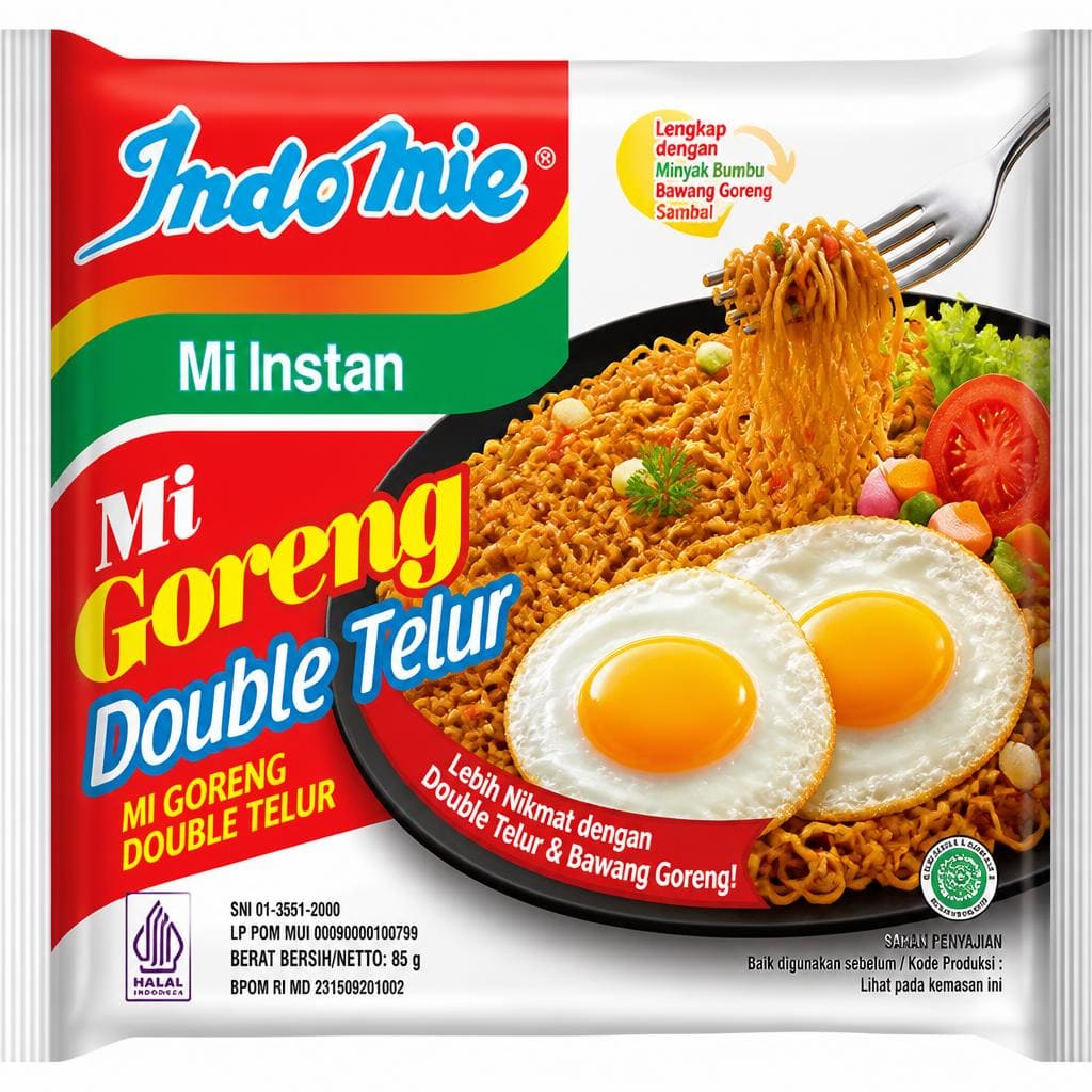 Indomie Goreng Double Telur dari Menu Tujuh Satu Kopi
